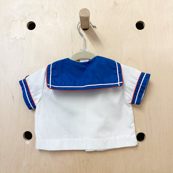 Vintage 1980s Nautical Shirt / size 6M