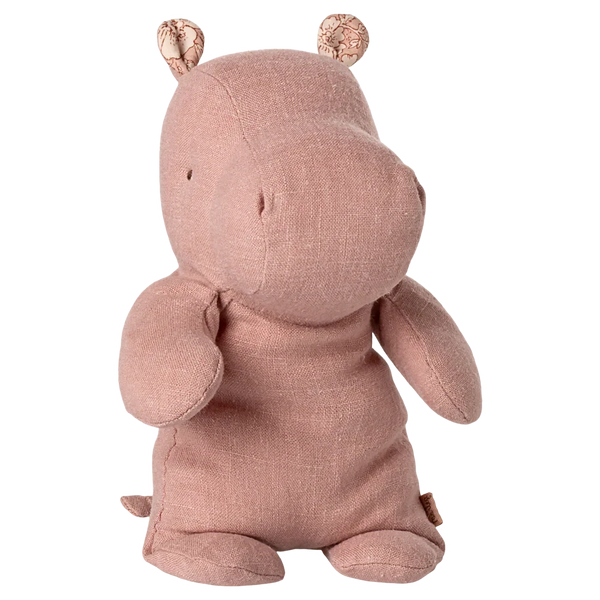 Maileg Small Hippo in Soft Rose