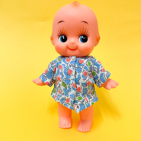 Vintage 1940s Doll Shirt (fits 25cm Kewpie & Minikane Soft Bodied Doll)