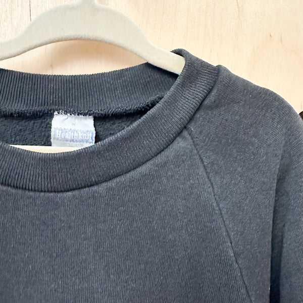 Vintage Basic Black Crewneck / 10yr