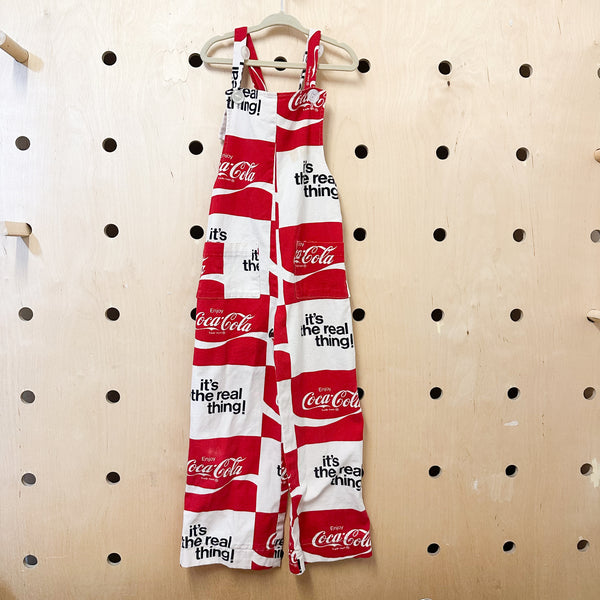 Vintage SUPER RARE 1970s CocaCola Overalls / 6yr