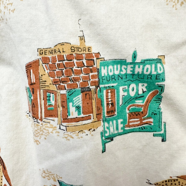 Vintage General Store Print Shirt / 8yr