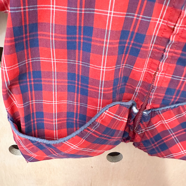 Vintage 1950s Plaid Jacket / 2T