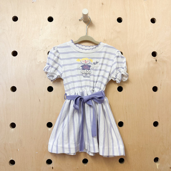 Vintage 1980s Big Talker Dress / 2-3T