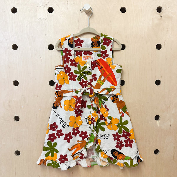 Vintage 1960s Hawaiian Dress / 5T