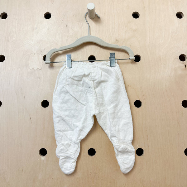 Vintage Footed Flannel Pants / 6M