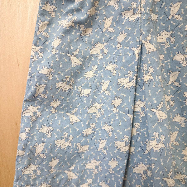 Vintage 1930s Goose Print Dress / 3T