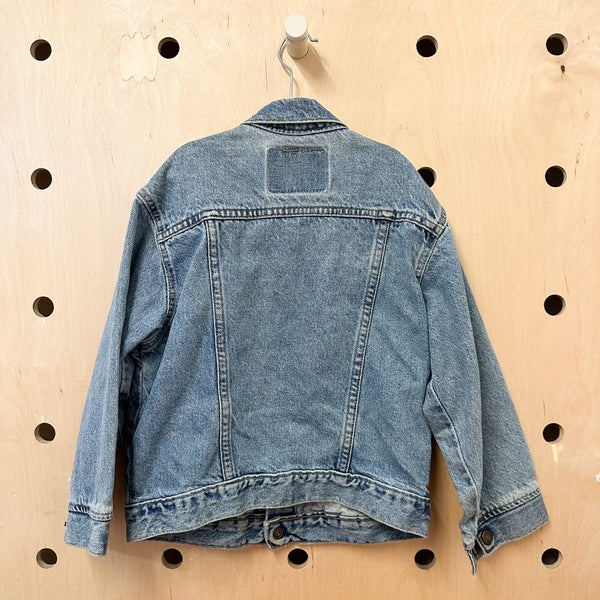 Vintage 1980s Orange Tab Levis Denim Jacket / 7yr