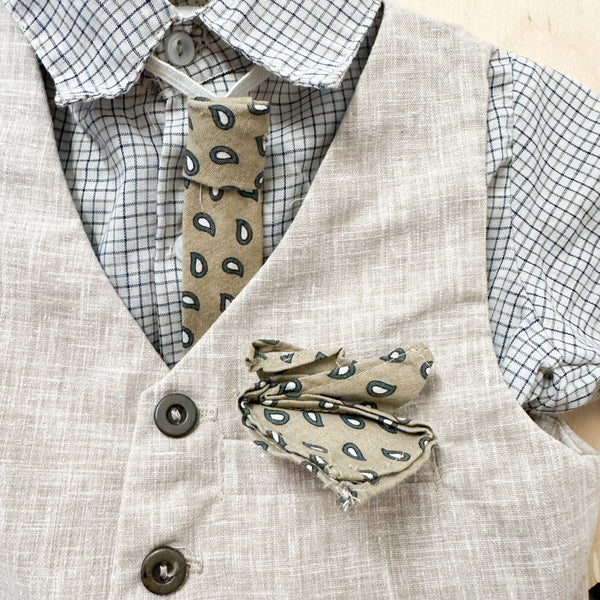 Vintage 1980s 4pc Suit Outfit / 2T