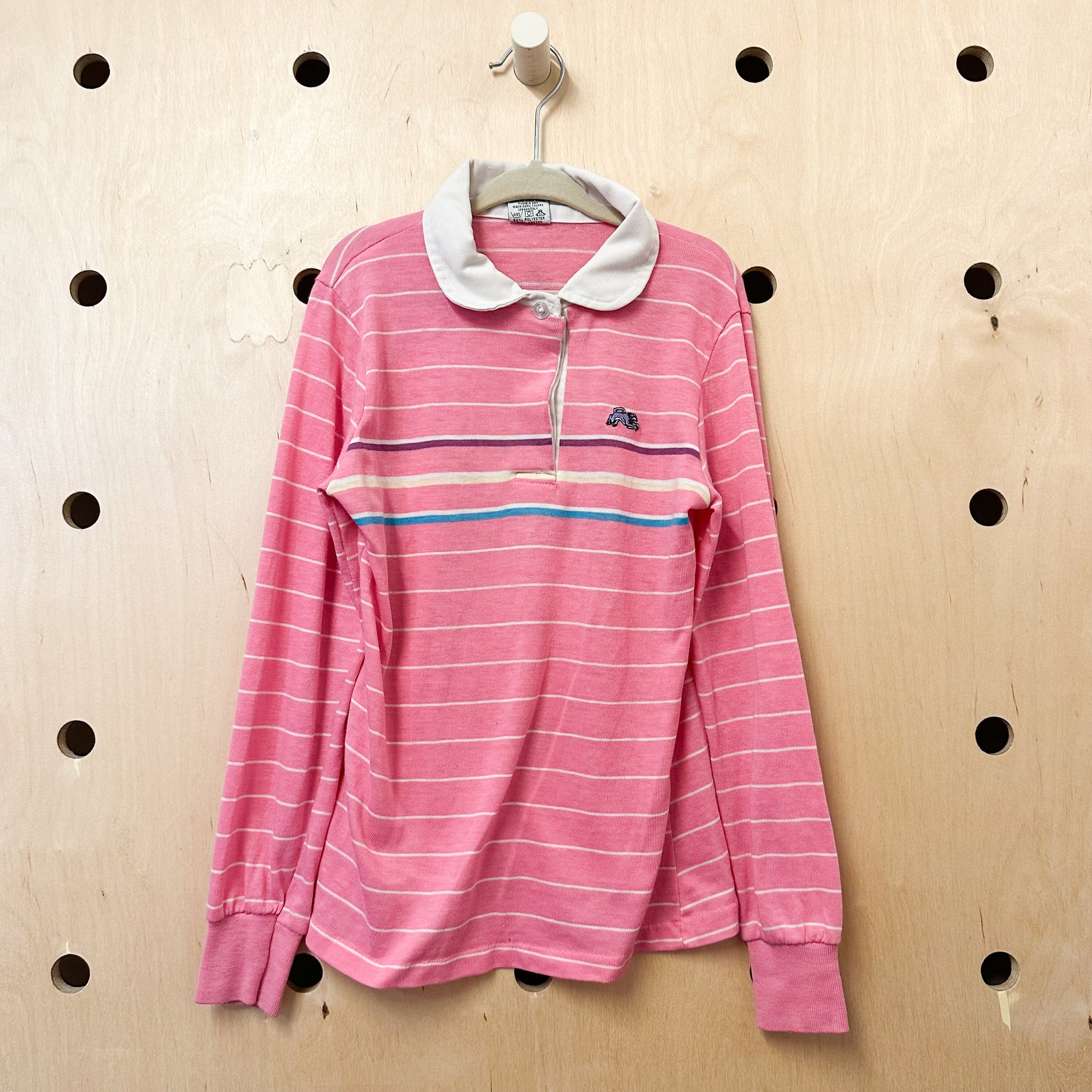 Vintage 1980s Pink Polo Shirt / 8-9yr – Kinoko Kids