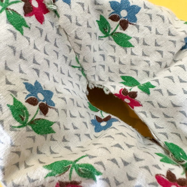 Vintage 1930s Floral Doll Pants (fits soft body doll)
