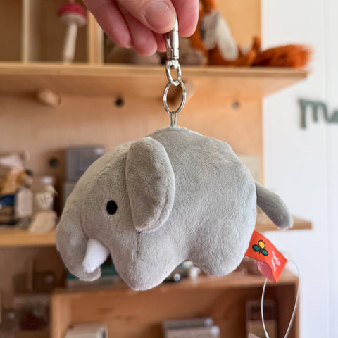 Plush Dick Bruna Elephant Keychain