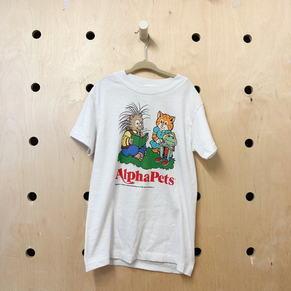 Vintage 1990s AlphaPets Tee / 7/8yr