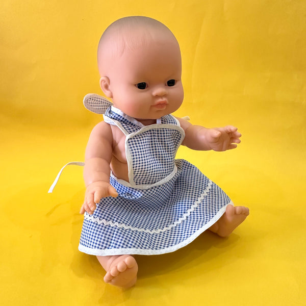 Vintage 1950s Doll Full Apron (fits Gordis doll)