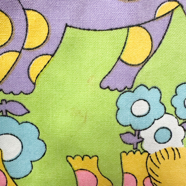 Vintage 1960s Lion Print Dress / 5T