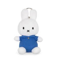 Bon Ton Toys 4” Miffy Keychain -blue dress