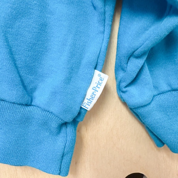 Vintage 1990s Blue Crewneck Top / 12-24M