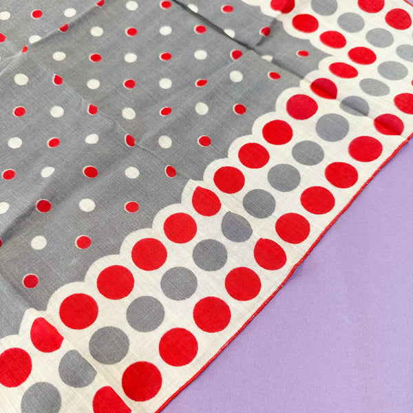 Vintage Hankie - Red Dots