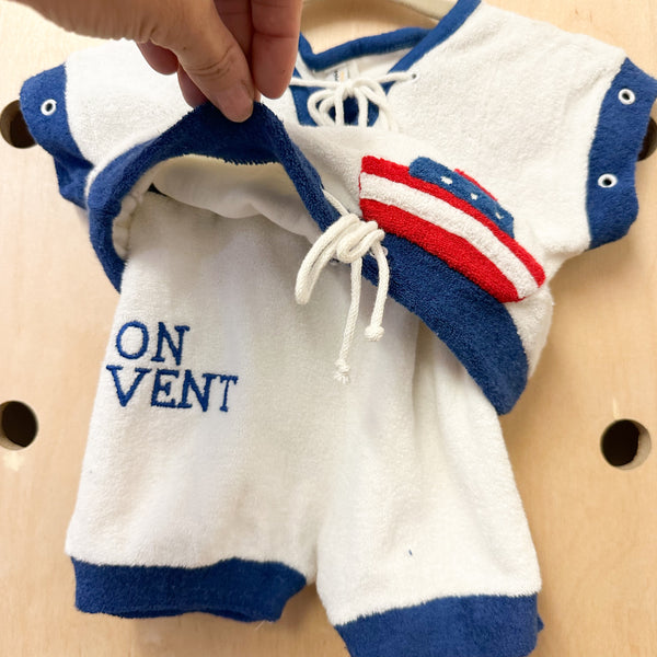Vintage Deadstock Terry Cloth Outfit / 3-6M
