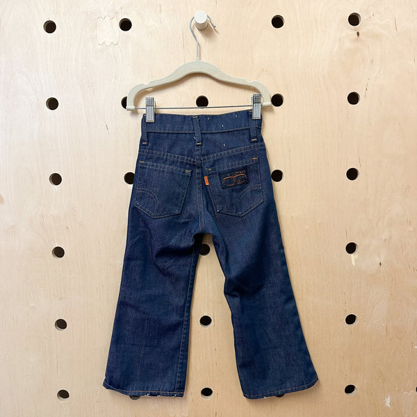 Vintage 1970s Orange Tag Levis Jeans / 3T