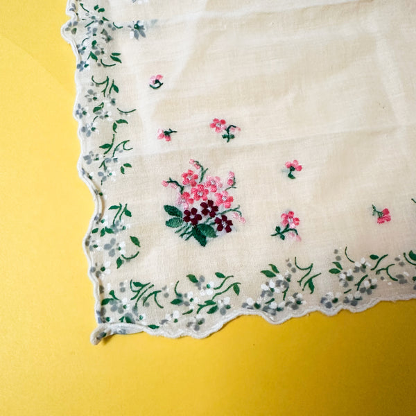 Vintage Hankie - Embroidery