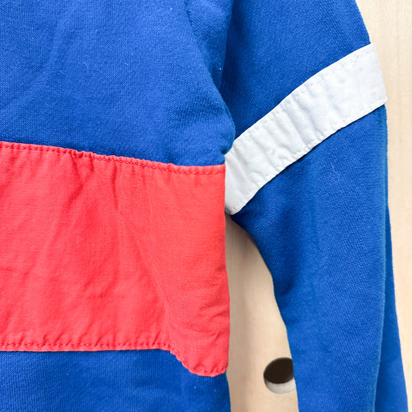 Vintage 1980s Color Block Sweatshirt / 6yr