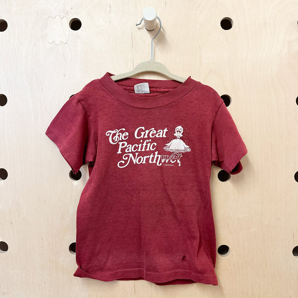 Vintage 1980s The Great Pacific North"wet" T-shirt - 4T