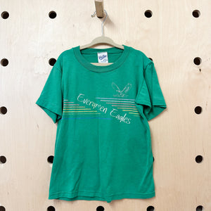 Vintage Evergreen Eagles Tee - 7-8yr