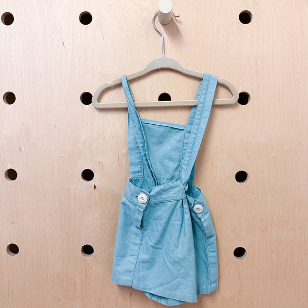 Vintage 1940s Teal Romper / 12M