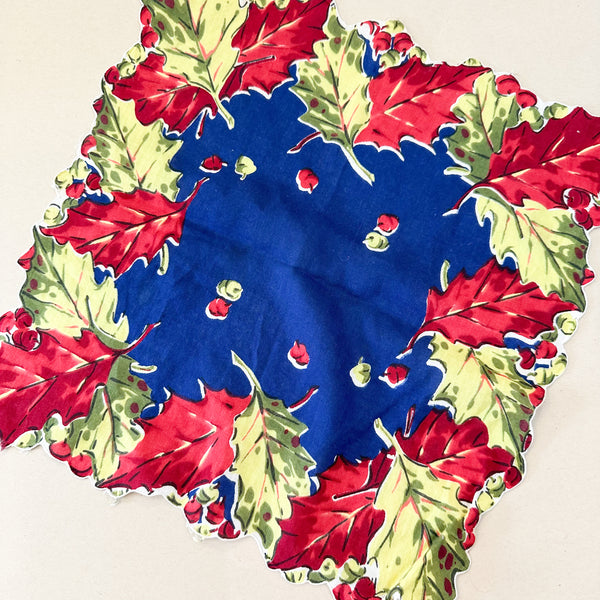 Vintage Hankie - Acorn