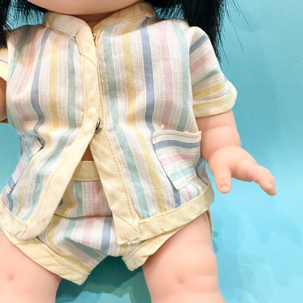 Vintage Doll Candy Striped set  / fits Minikane Gordis Doll