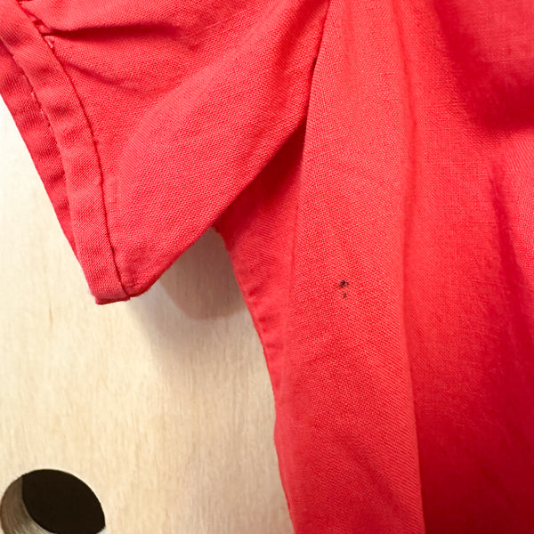 Vintage 1950s Red Dress / 2T