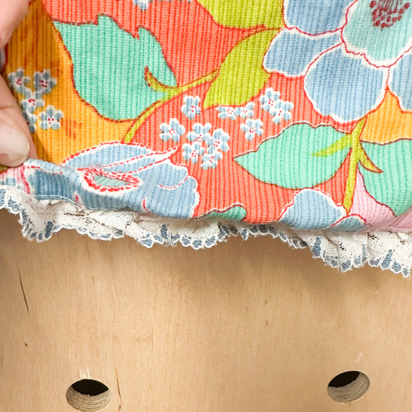 Vintage 1960s Floral Sun Dress / Top // 2-4T