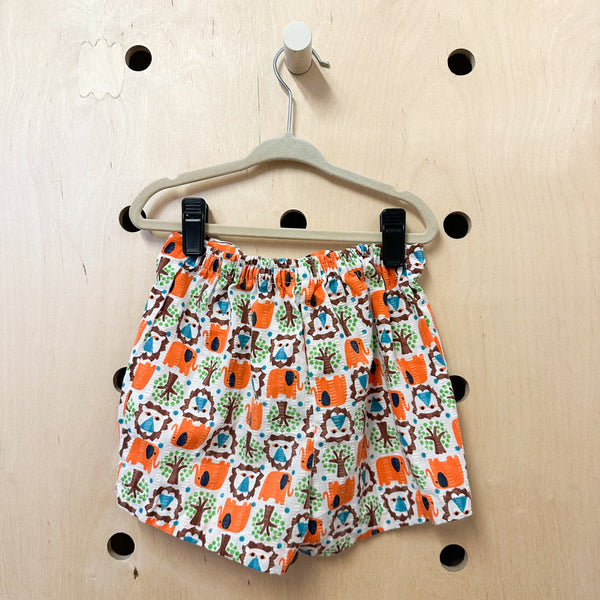 Vintage 1970s Elephant & Owl Shorts / 4T