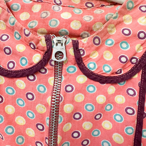 Vintage 1930s-40s Dotted Dress / size 5-6yr