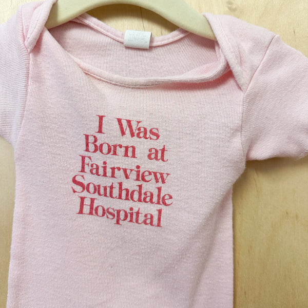 Vintage Pink Hospital Tee / 0-6M