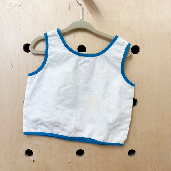 Vintage 1980s Heart Print Tank Top / 3-4T