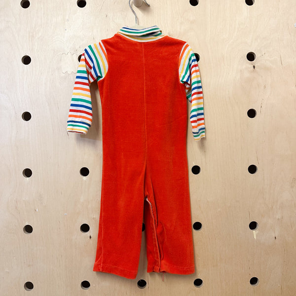 Vintage 1980s 1-2-3 Jumpsuit / 18M