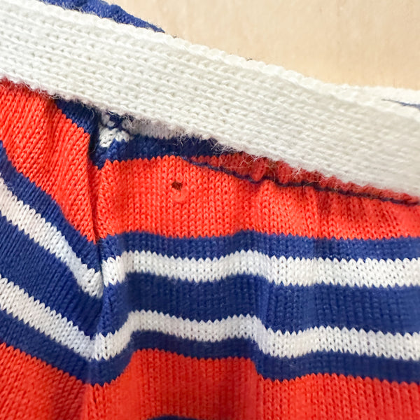 Vintage 1970s Striped Skirt / 8-9yr