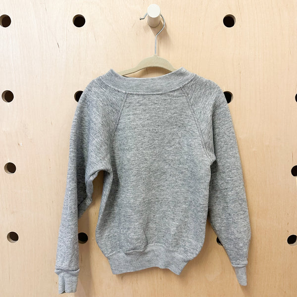 Vintage 1980s Gray Sweatshirt / 4-5T