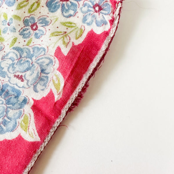 Vintage Hankie - Pink Dots