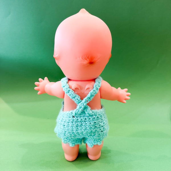 Vintage Knit Doll Romper / fits 28cm Kewpie OR Minikane Soft-Body Doll