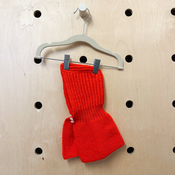 Vintage Red Hooded Hat / baby