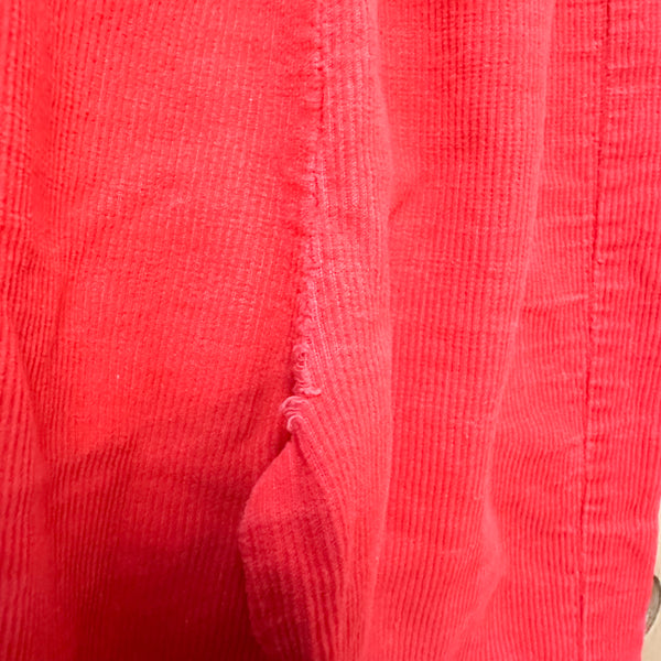 Vintage 1980s Red Corduroy Pants / 2T