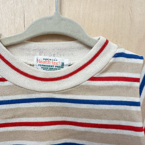 Vintage 1980s Striped T-shirt - 18M