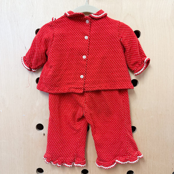 Vintage 1970s Apple Outfit / 12M