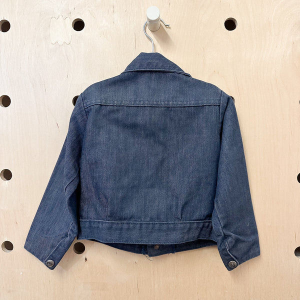 Vintage 1970s Mann Denim Jacket / 3T - 4T