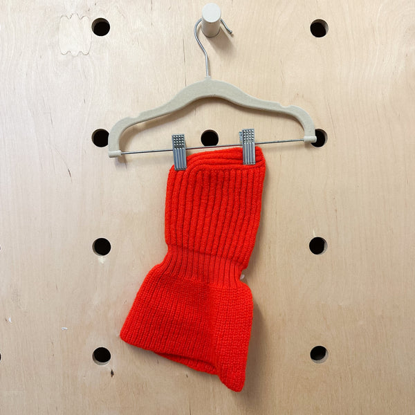 Vintage Red Hooded Hat / baby