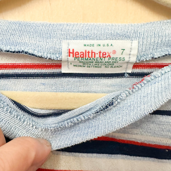 Vintage 1980s Striped Tee / 4T