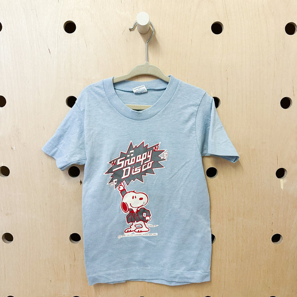 Vintage 1980s Snoopy Disco Tee / 6-7yr